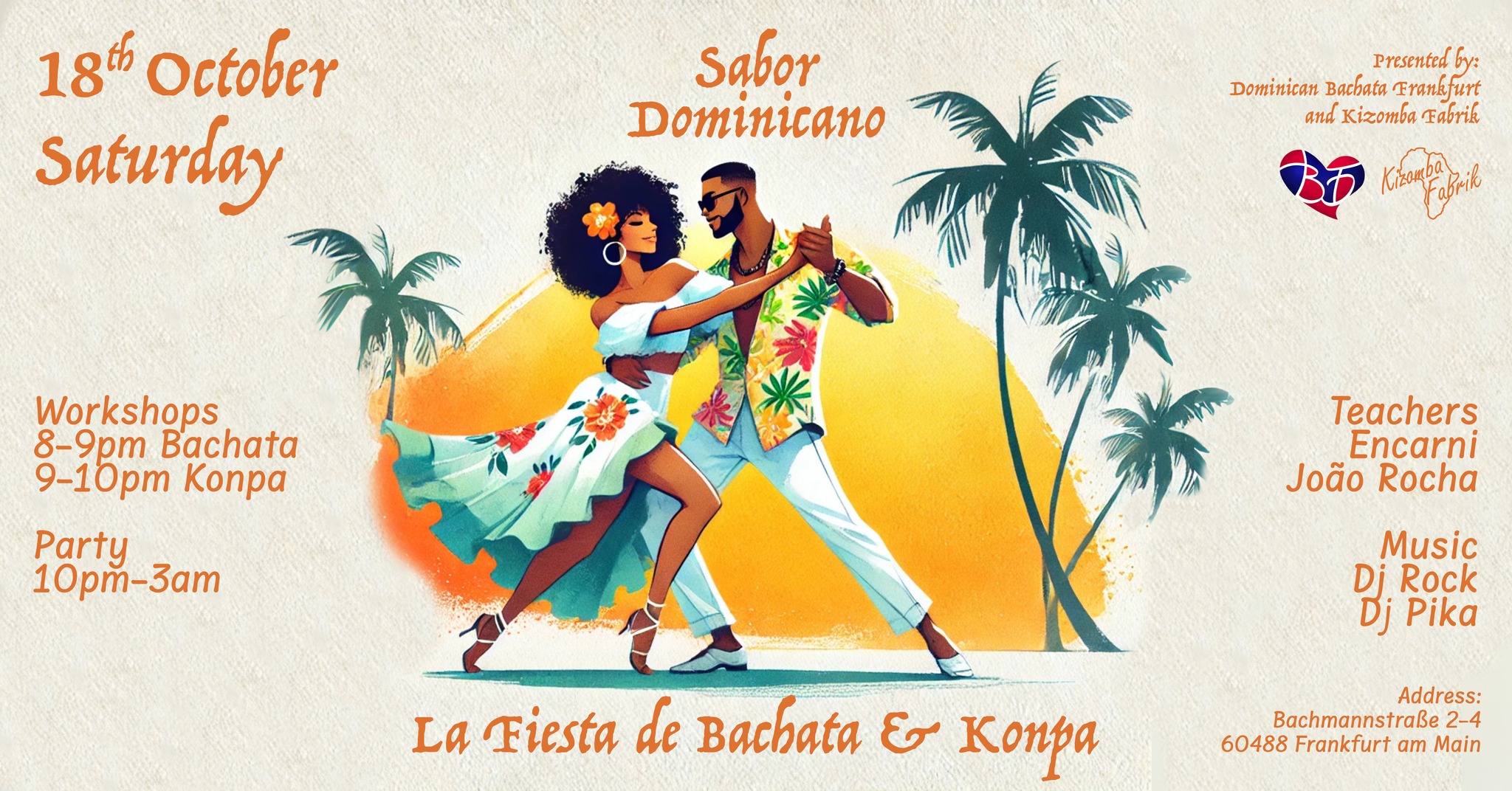 Sabor Dominicano - Saturday 18th Oktober 2025  